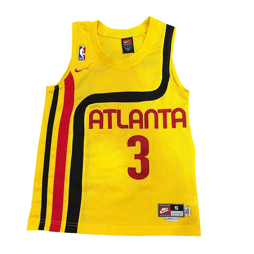 Vintage Nike Atlanta Hawks NBA Jersey 3 Shareef Abdur Rahim Youth L